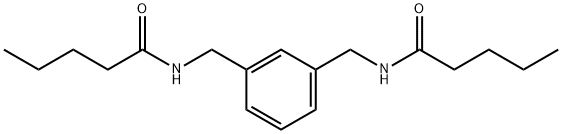 N-{3-[(pentanoylamino)methyl]benzyl}pentanamide 结构式