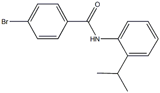 4-bromo-N-(2-isopropylphenyl)benzamide 结构式