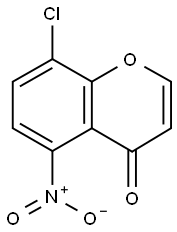 8-chloro-5-nitro-4H-chromen-4-one 结构式