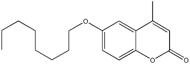 4-methyl-6-(octyloxy)-2H-chromen-2-one 结构式