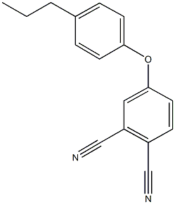 4-(4-propylphenoxy)phthalonitrile 结构式