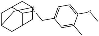 N-{[3-methyl-4-(methyloxy)phenyl]methyl}-N-tricyclo[3.3.1.1~3,7~]dec-2-ylamine 结构式