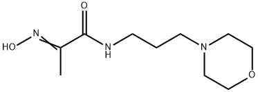2-(hydroxyimino)-N-[3-(4-morpholinyl)propyl]propanamide 结构式