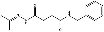 N-benzyl-4-[2-(1-methylethylidene)hydrazino]-4-oxobutanamide 结构式