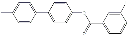 4'-methyl[1,1'-biphenyl]-4-yl 3-iodobenzoate 结构式