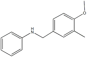 N-(4-methoxy-3-methylbenzyl)aniline 结构式