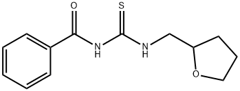 N-benzoyl-N'-(tetrahydro-2-furanylmethyl)thiourea 结构式