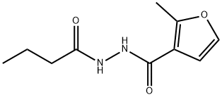 N'-butyryl-2-methyl-3-furohydrazide 结构式