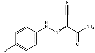 2-cyano-2-[(4-hydroxyphenyl)hydrazono]acetamide 结构式