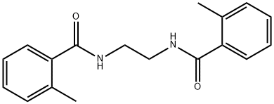 2-methyl-N-{2-[(2-methylbenzoyl)amino]ethyl}benzamide 结构式