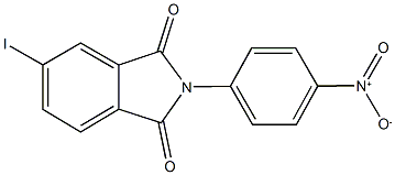 2-{4-nitrophenyl}-5-iodo-1H-isoindole-1,3(2H)-dione 结构式