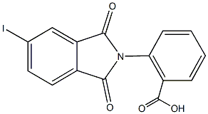 2-(5-iodo-1,3-dioxo-1,3-dihydro-2H-isoindol-2-yl)benzoic acid 结构式