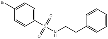 4-bromo-N-(2-phenylethyl)benzenesulfonamide 结构式