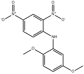 N-(2,5-dimethoxyphenyl)-2,4-dinitroaniline 结构式