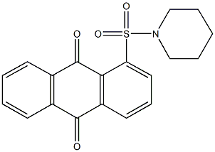 1-(1-piperidinylsulfonyl)anthra-9,10-quinone 结构式