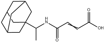 4-{[1-(1-adamantyl)ethyl]amino}-4-oxo-2-butenoic acid 结构式
