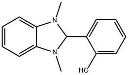 2-(1,3-dimethyl-2,3-dihydro-1H-benzimidazol-2-yl)phenol 结构式