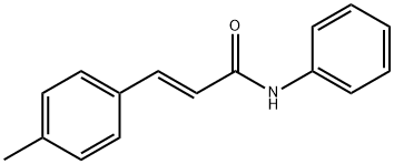 3-(4-methylphenyl)-N-phenylacrylamide 结构式