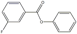 phenyl 3-fluorobenzoate 结构式
