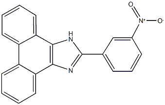 2-{3-nitrophenyl}-1H-phenanthro[9,10-d]imidazole 结构式