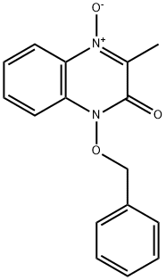 1-(benzyloxy)-3-methyl-2(1H)-quinoxalinone 4-oxide 结构式