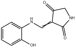 3-[(2-hydroxyanilino)methylene]-2,4-pyrrolidinedione 结构式