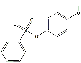 4-methoxyphenyl benzenesulfonate 结构式