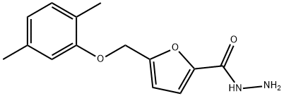 5-((2,5-二甲基苯氧基)甲基)呋喃-2-碳酰肼 结构式