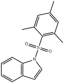 1-(mesitylsulfonyl)-1H-indole 结构式