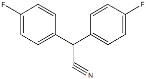 bis(4-fluorophenyl)acetonitrile 结构式