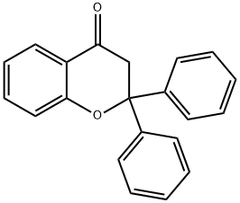 2,2-diphenyl-2,3-dihydro-4H-chromen-4-one 结构式