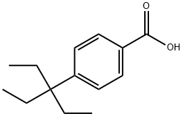 4-(1,1-diethylpropyl)benzoic acid 结构式
