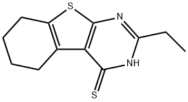 2-ethyl-5,6,7,8-tetrahydro[1]benzothieno[2,3-d]pyrimidine-4(3H)-thione 结构式