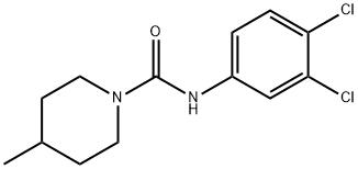 N-(3,4-二氯苯基)-4-甲基哌啶-1-甲酰胺 结构式