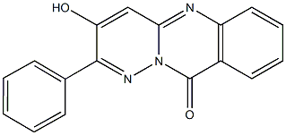 3-hydroxy-2-phenyl-10H-pyridazino[6,1-b]quinazolin-10-one 结构式