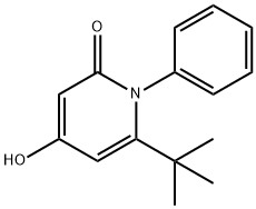 6-tert-butyl-4-hydroxy-1-phenyl-2(1H)-pyridinone 结构式
