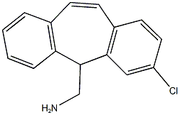 (3-chloro-5H-dibenzo[a,d]cyclohepten-5-yl)methylamine 结构式