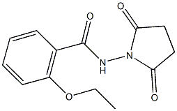 N-(2,5-dioxopyrrolidin-1-yl)-2-ethoxybenzamide 结构式