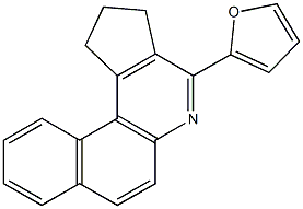 4-(2-furyl)-2,3-dihydro-1H-benzo[f]cyclopenta[c]quinoline 结构式