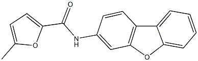 N-dibenzo[b,d]furan-3-yl-5-methyl-2-furamide 结构式