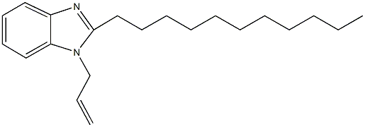 1-allyl-2-undecyl-1H-benzimidazole 结构式
