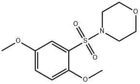 4-[(2,5-dimethoxyphenyl)sulfonyl]morpholine 结构式