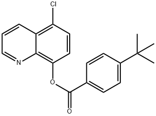 5-chloro-8-quinolinyl 4-tert-butylbenzoate 结构式