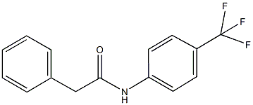 2-phenyl-N-[4-(trifluoromethyl)phenyl]acetamide 结构式