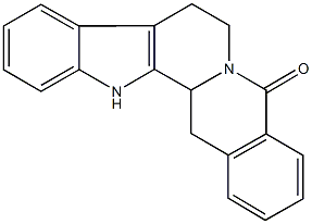 8,13,13b,14-tetrahydroindolo[2',3':3,4]pyrido[1,2-b]isoquinolin-5(7H)-one 结构式