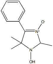 2,5,5-trimethyl-4-phenyl-2,5-dihydro-1H-imidazol-1-ol 3-oxide 结构式