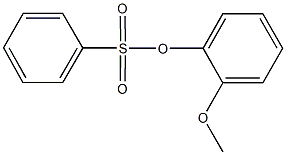 2-methoxyphenyl benzenesulfonate 结构式