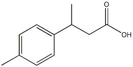 3-(对甲苯基)丁酸 结构式