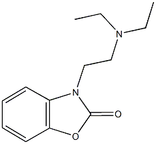 3-[2-(diethylamino)ethyl]-1,3-benzoxazol-2(3H)-one 结构式