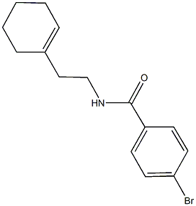 4-bromo-N-[2-(1-cyclohexen-1-yl)ethyl]benzamide 结构式